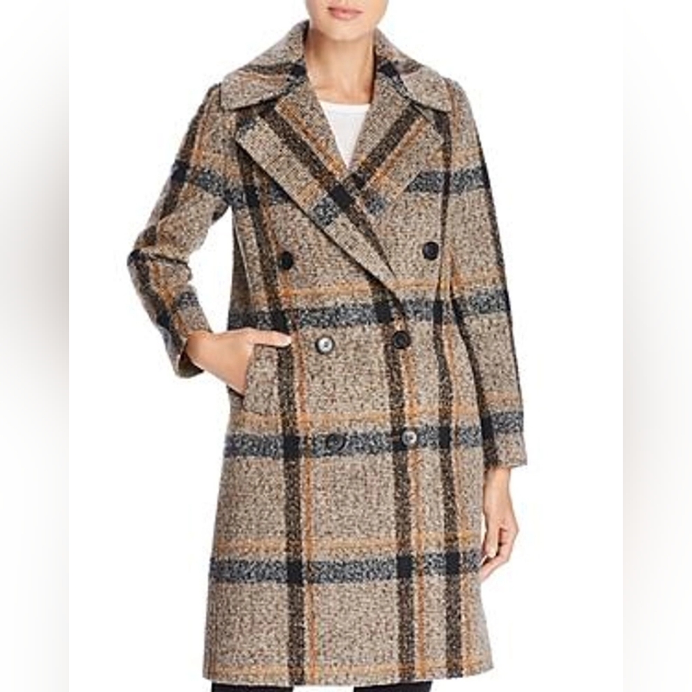 KENDALL + KYLIE -  Double Breasted Button Front Coat
